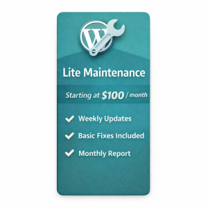 Lite Maintenance